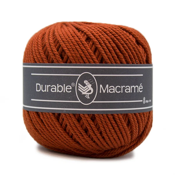 Durable Makramee 2239 Ziegelrot