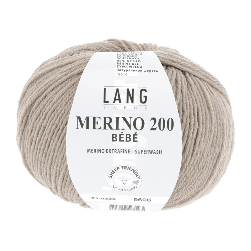 Lang Yarns Merino 200 Bebe 0326 Beige