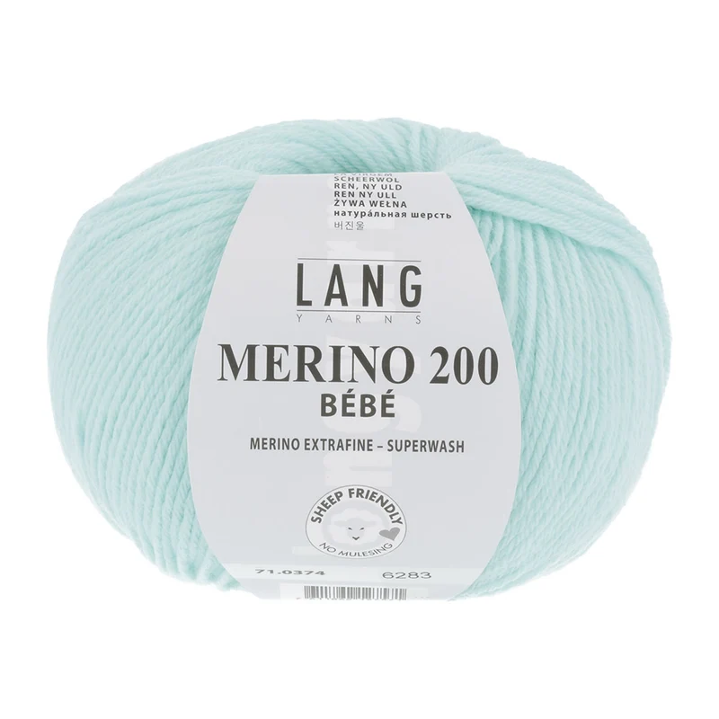 Lang Yarns Merino 200 Bebe 0374 Reseda