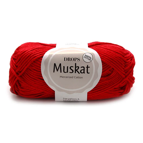 Drops Muskat Uni Colour 12 Rot