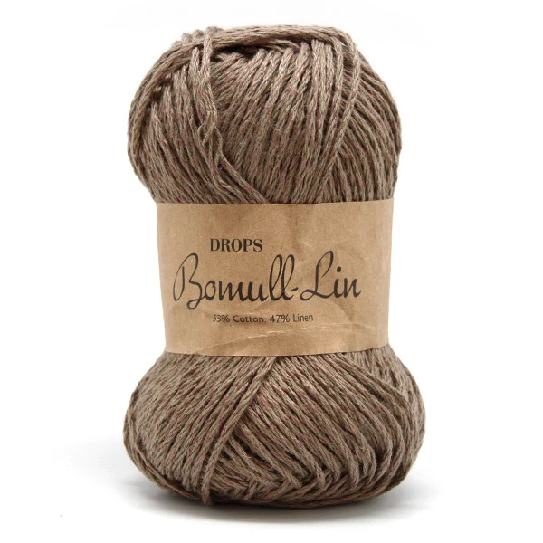 DROPS Bomull-Leinen Uni Colour 05 Braun