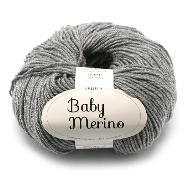 Drops Baby Merino Mix 019 Grau