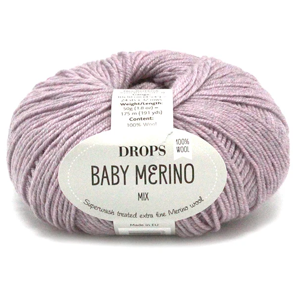 DROPS Baby Merino Mix 039 Lila Orchidee