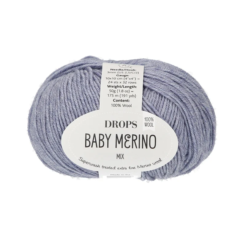 DROPS Baby Merino Mix 037 Hell-Lavendel
