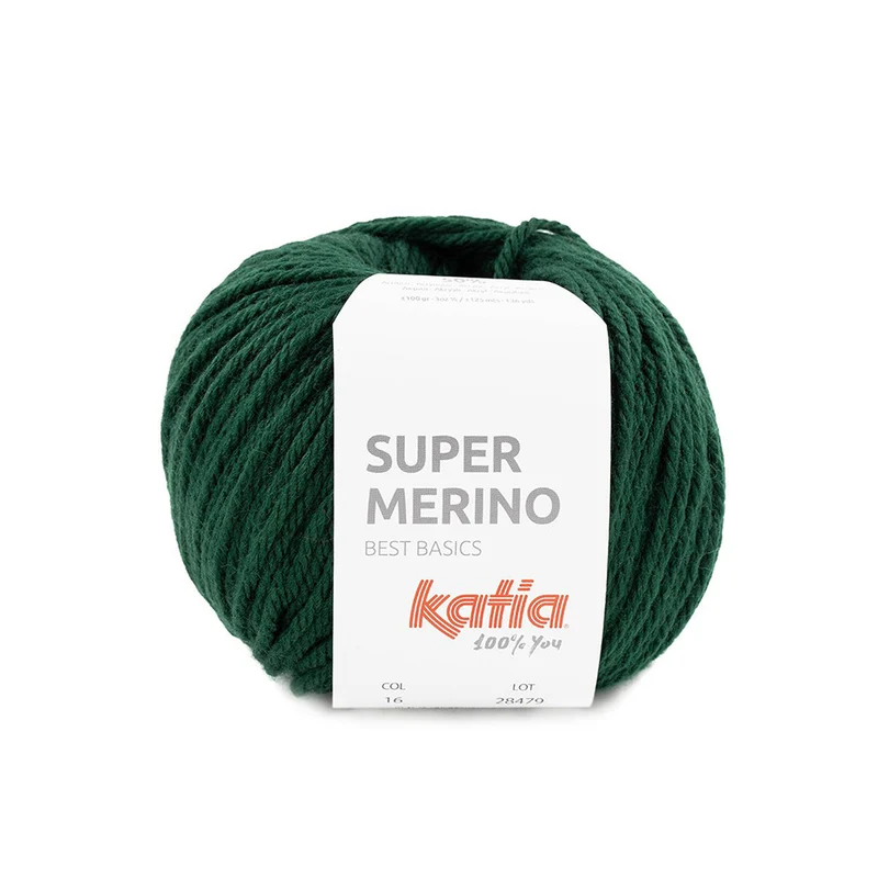 Katia Super Merino 016 Flaschengrün