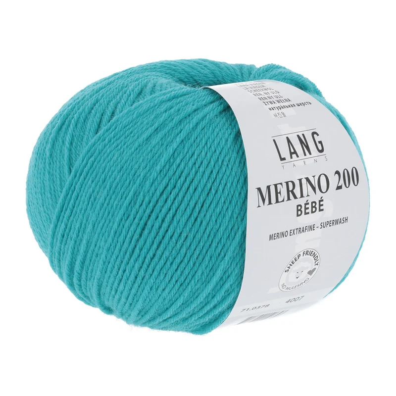 Lang Yarns Merino 200 Bebe 0378 Aqua