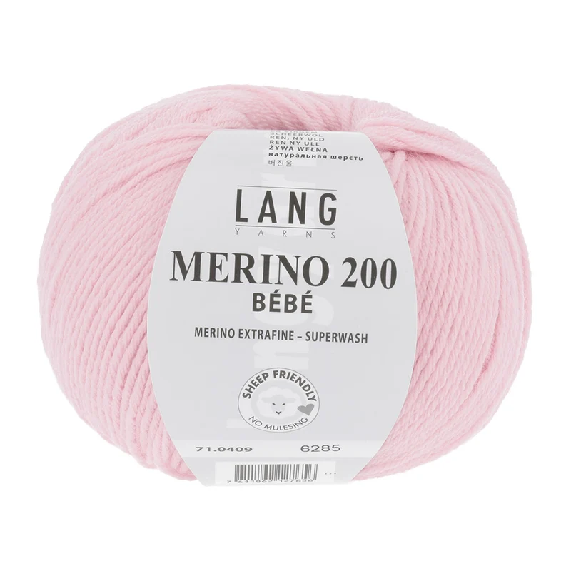 Lang Yarns Merino 200 Bebe 0409 Dunkelrosa