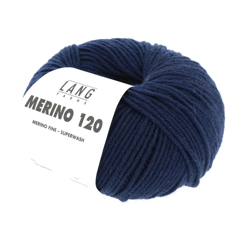 Lang Yarns Merino 120 0035 Navy