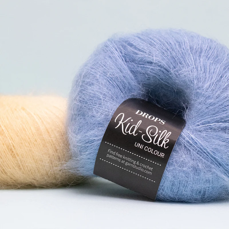 DROPS Kid-Silk Uni Colour 034 Salbeigrün