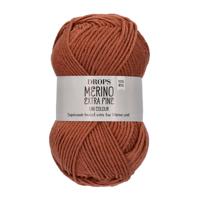 DROPS Merino Extra Fine Uni Colour 42 Zeder