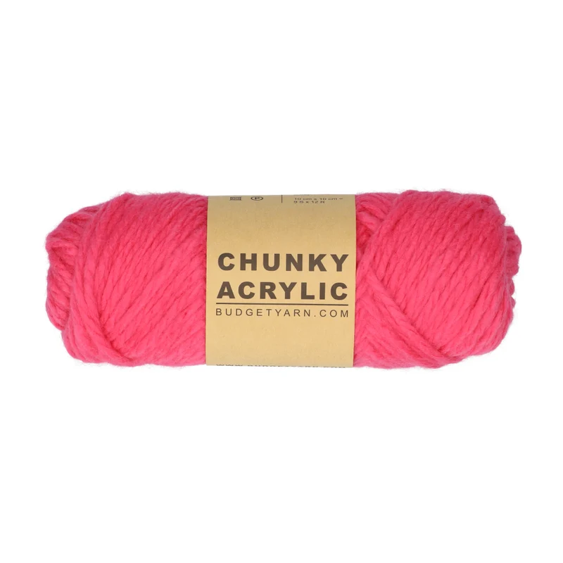 BudgetYarn Chunky Acrylic 035 Girly Pink