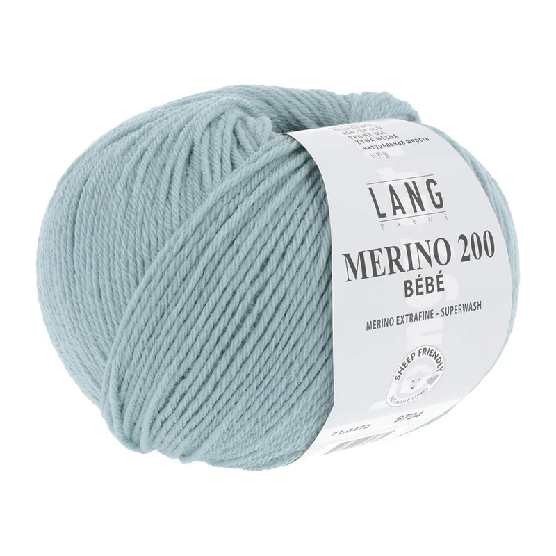 Lang Yarns Merino 200 Bebe 0472 Dunkles Mint