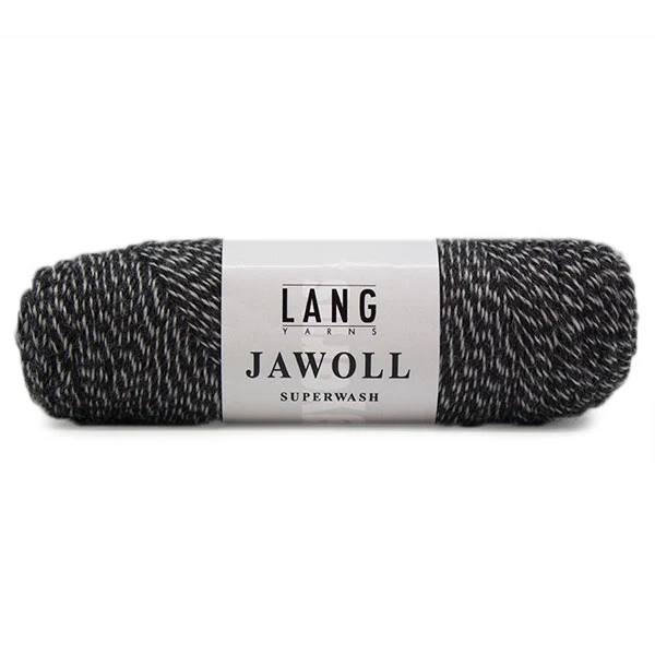Lang Yarns Jawoll Superwash 137 Anthrazit/Naturweiß Mouliné