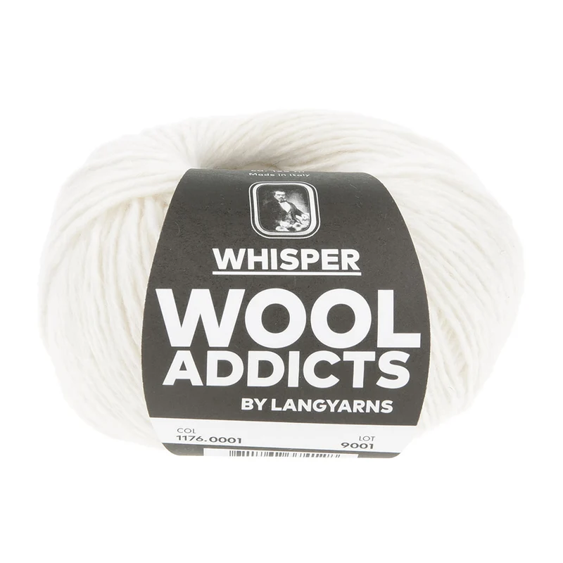 Lang Yarns Whisper 0001 Weiß