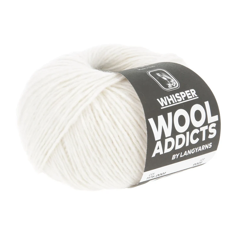 Lang Yarns Whisper 0001 Weiß