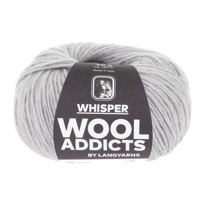 Lang Yarns Whisper 0024 Grau