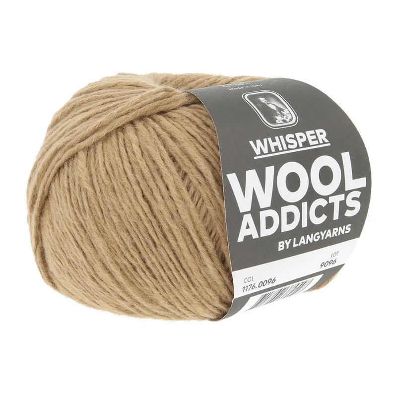 Lang Yarns Whisper 0096 Hellbraun