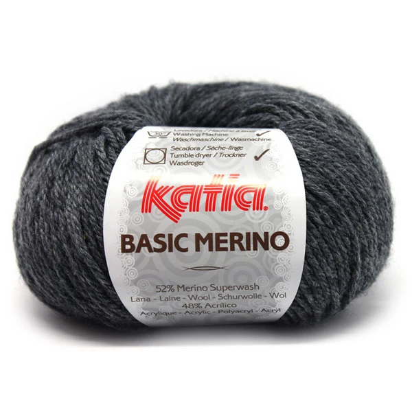 Katia Basic Merino 014 Dunkelgrau