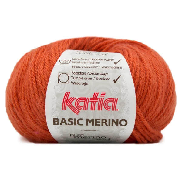 Katia Basic Merino 020 Dunkelorange