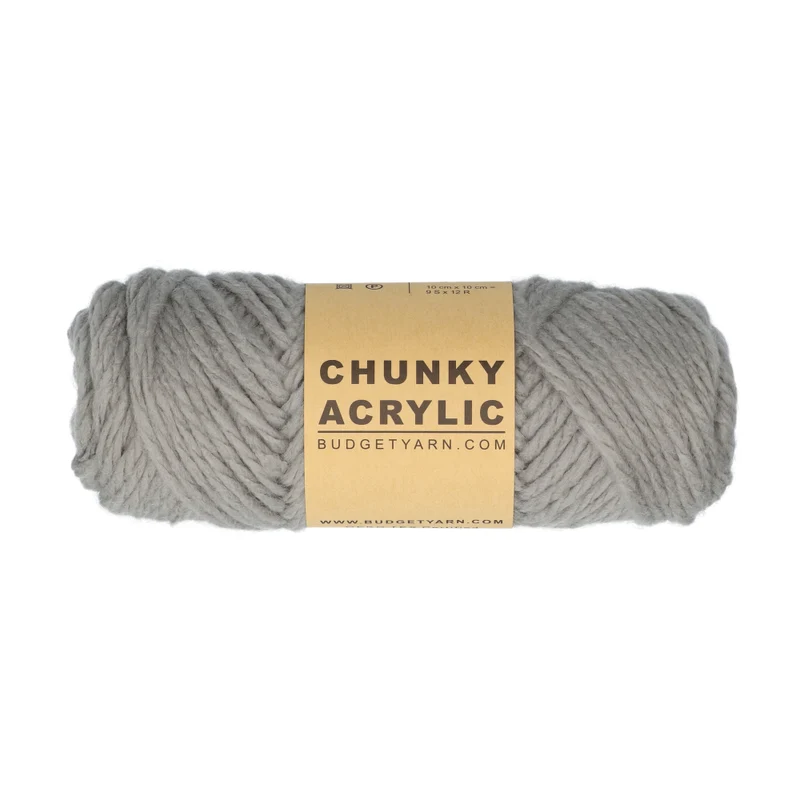 BudgetYarn Chunky Acrylic 096 Shark Grey