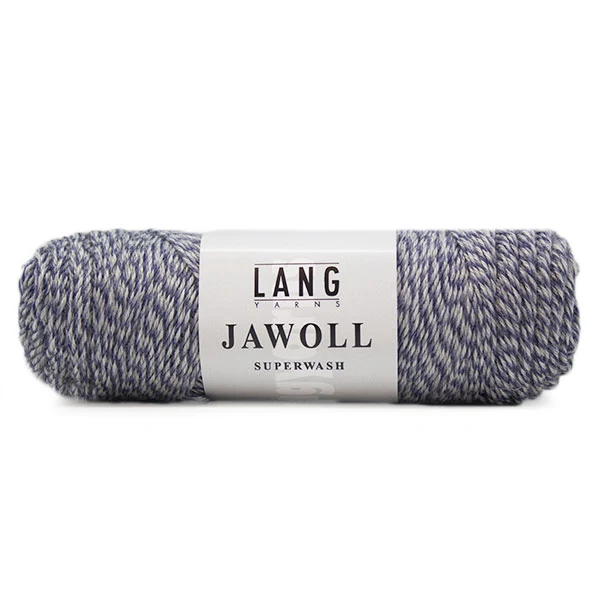 Lang Yarns Jawoll Superwash 151 Blau/Hellgrau meliert