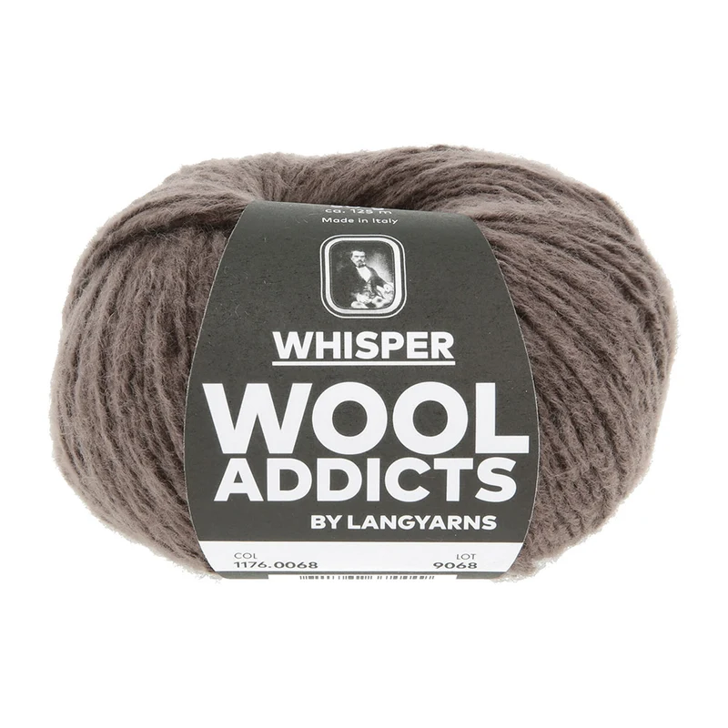 Lang Yarns Whisper 0068 Dunkelbraun