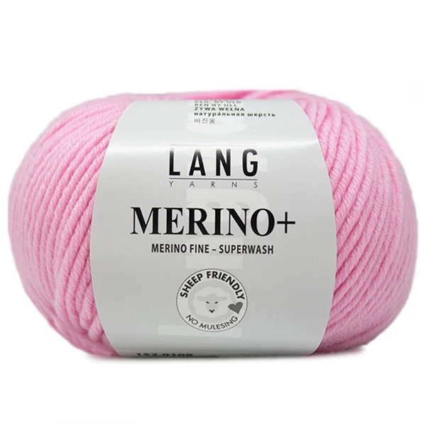 Lang Yarns Merino+ 0109 Hellrosa