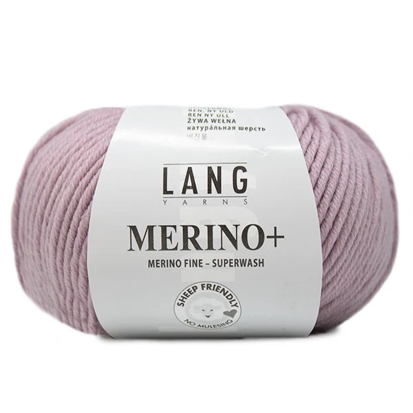 Lang Yarns Merino+ 0119 Dunkelrosa