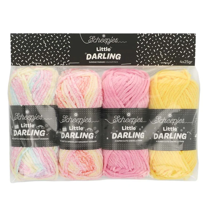 Scheepjes Little Darling Sprinkled Gradient 4 x 25 g Sun.
