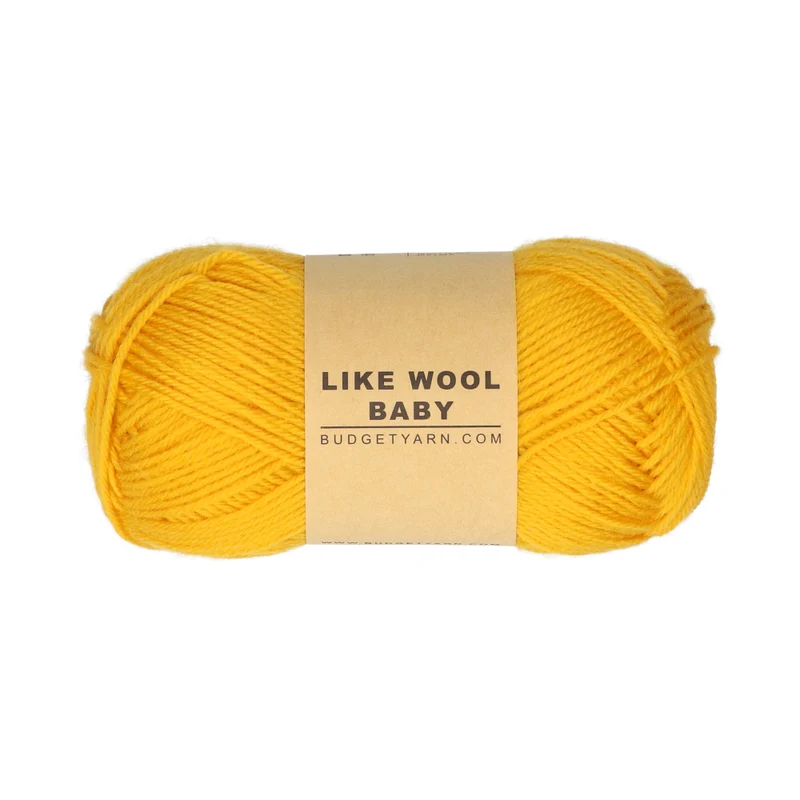 BudgetYarn Like Wool Baby 015 Senfgelb