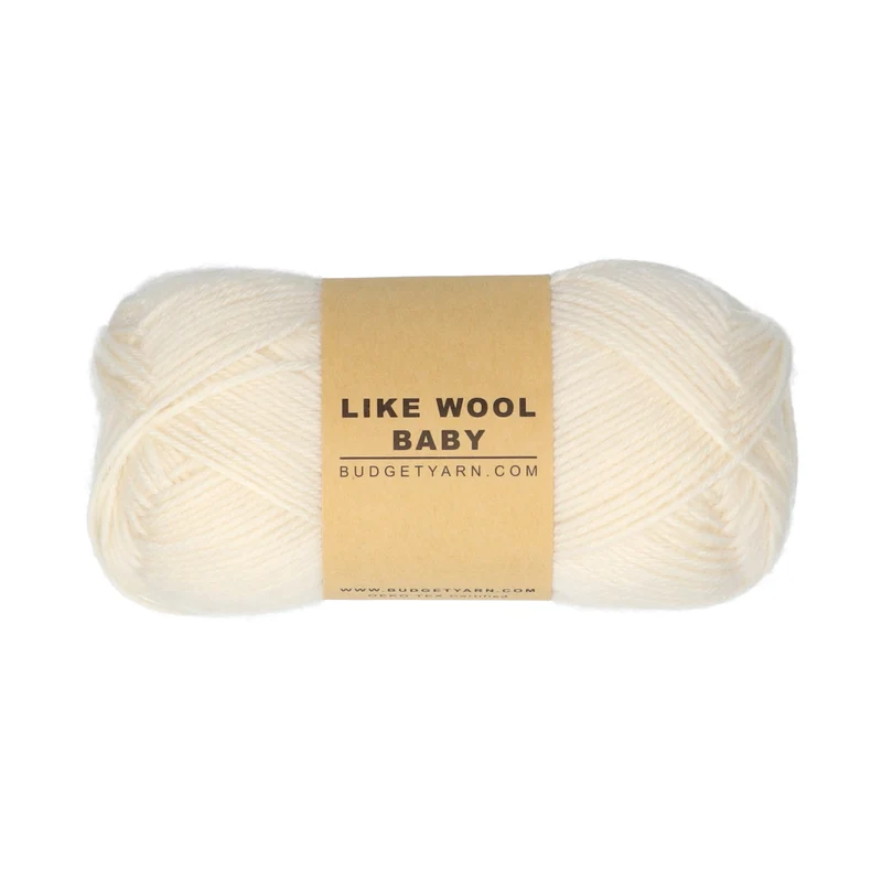 BudgetYarn Like Wool Baby 002 Creme