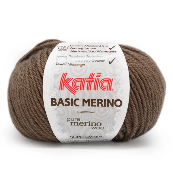 Katia Basic Merino 068 Beige-Braun