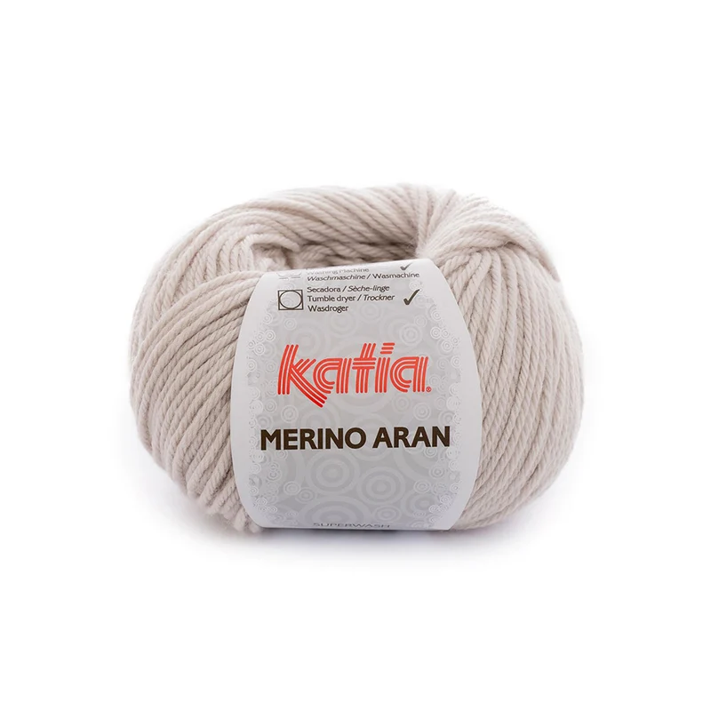 Katia Merino Aran 011 Sehr helles Beige