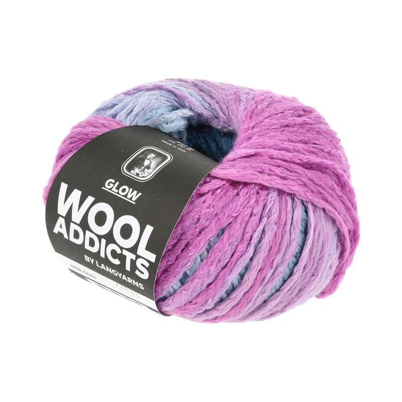Lang Yarns Glow 0051 Fuchsia/Blau