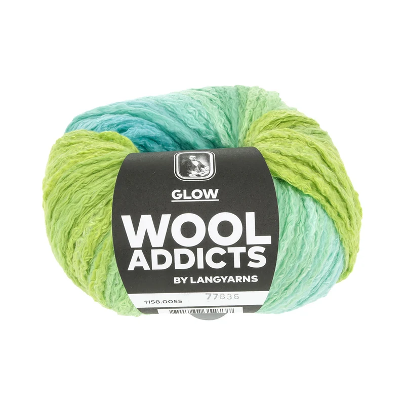Lang Yarns Glow 0055 Grün/Blau