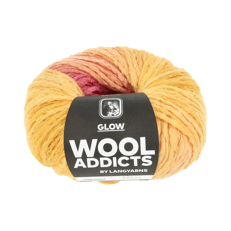 Lang Yarns Glow 0052 Orange/Rot