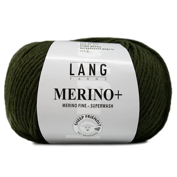 Lang Yarns Merino+ 0398 Bleigrün