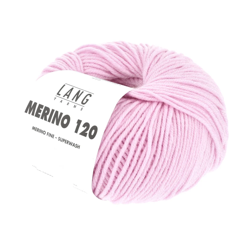 Lang Yarns Merino 120 0009 Rosa