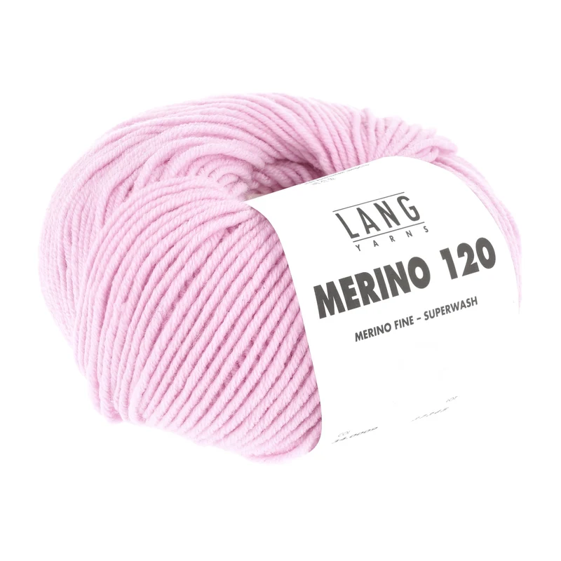 Lang Yarns Merino 120 0009 Rosa
