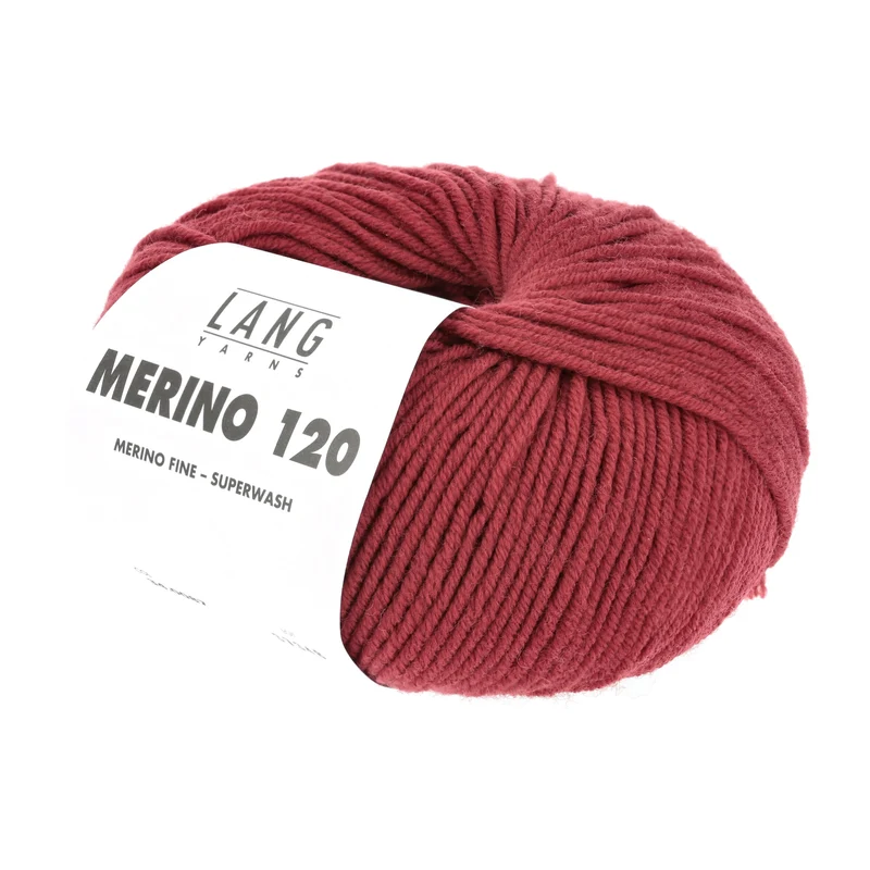 Lang Yarns Merino 120 0087 Chianti