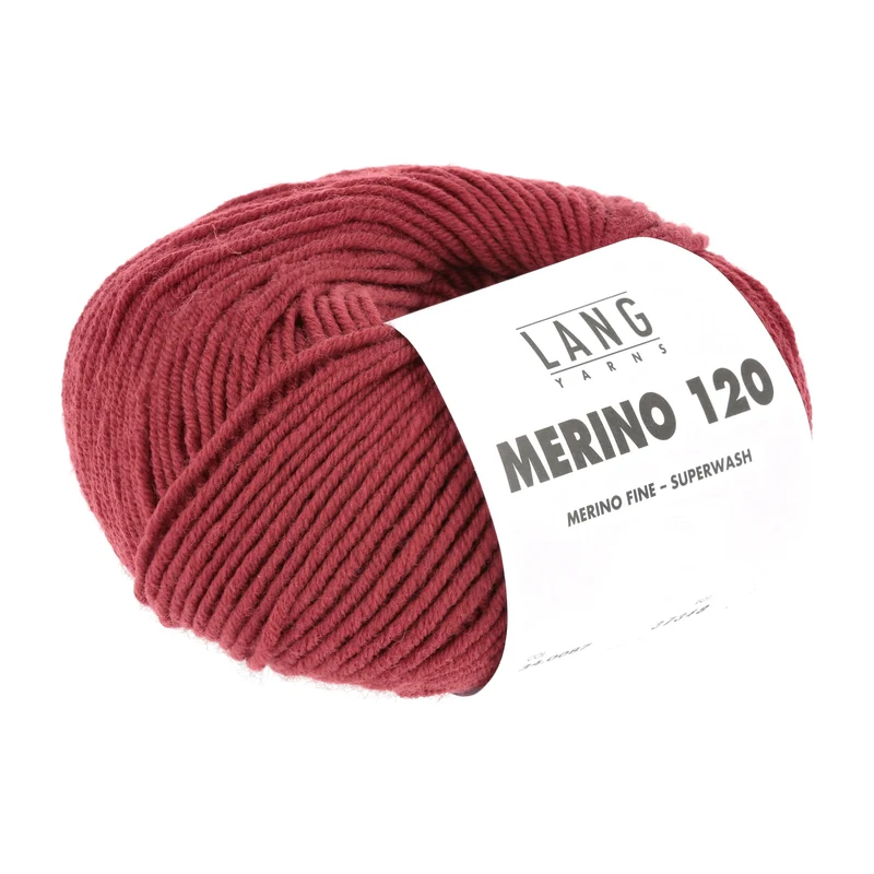 Lang Yarns Merino 120 0087 Chianti