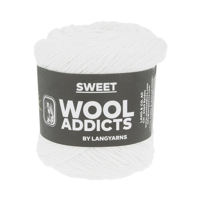 Lang Yarns Wooladdicts Sweet 0001 Weiß