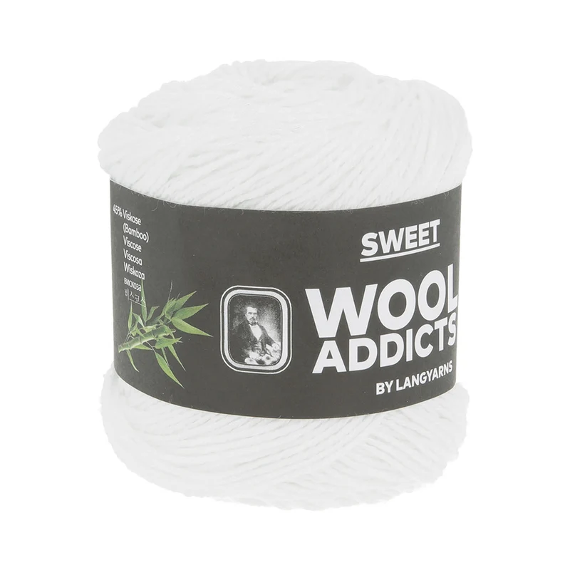Lang Yarns Wooladdicts Sweet 0001 Weiß