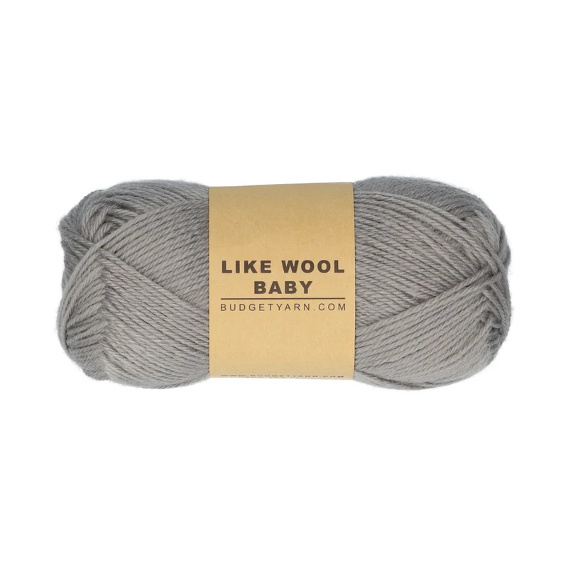 BudgetYarn Like Wool Baby 096 Shark Grey