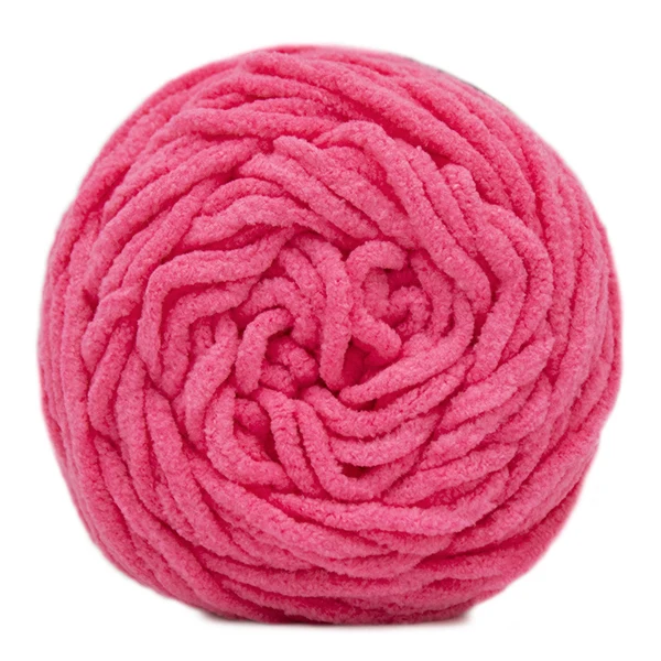 BudgetYarn Chunky Chenille 035 Girly Pink