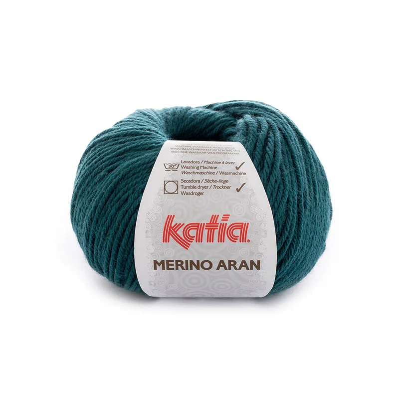 Katia Merino Aran 044 Flaschengrün