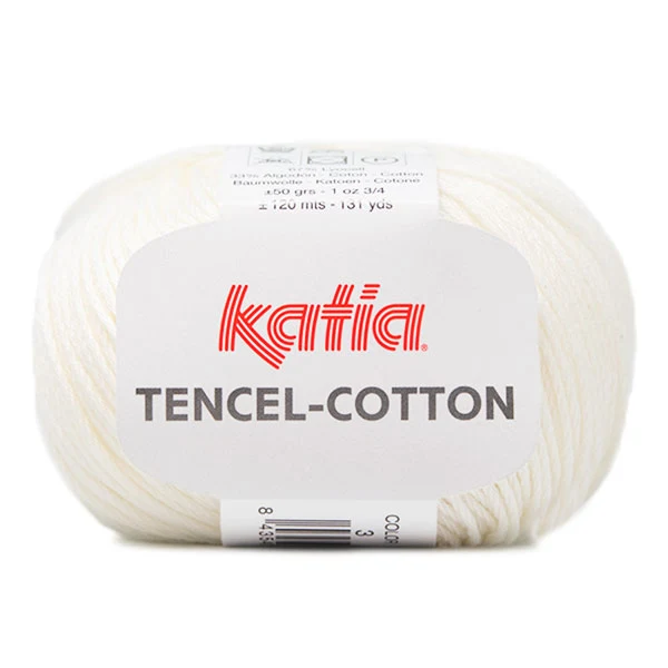 Katia Tencel-Baumwolle 003 Naturweiß