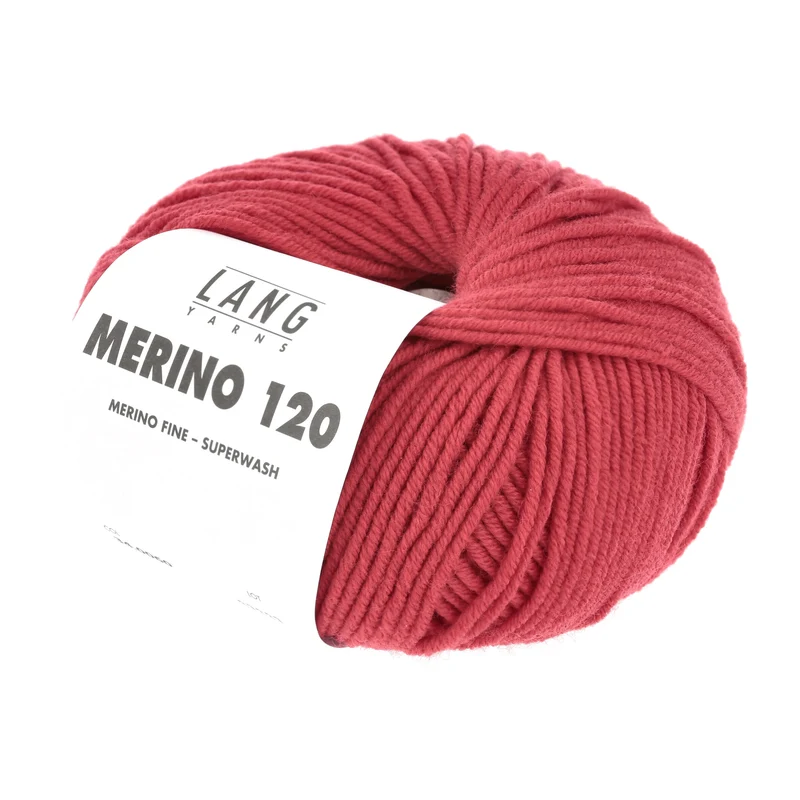 Lang Yarns Merino 120 0060 Rot