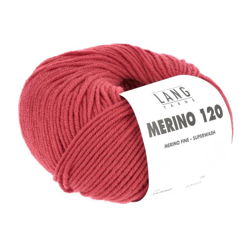 Lang Yarns Merino 120 0060 Rot