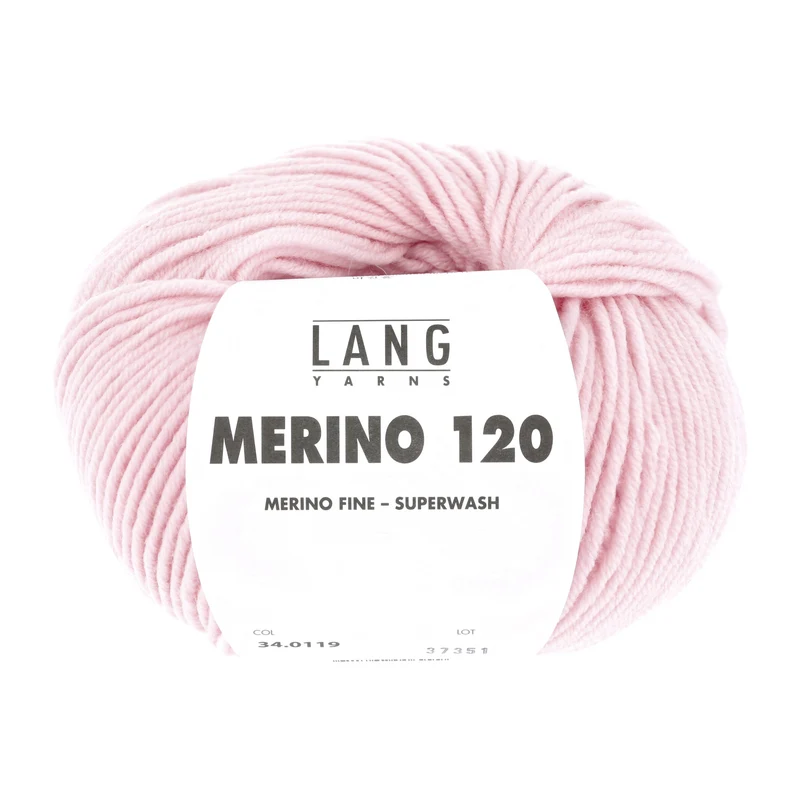Lang Yarns Merino 120 0119 Hellrosa